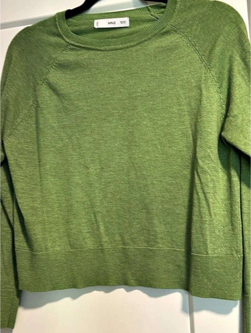 MNG Green Crew Neck Sweater